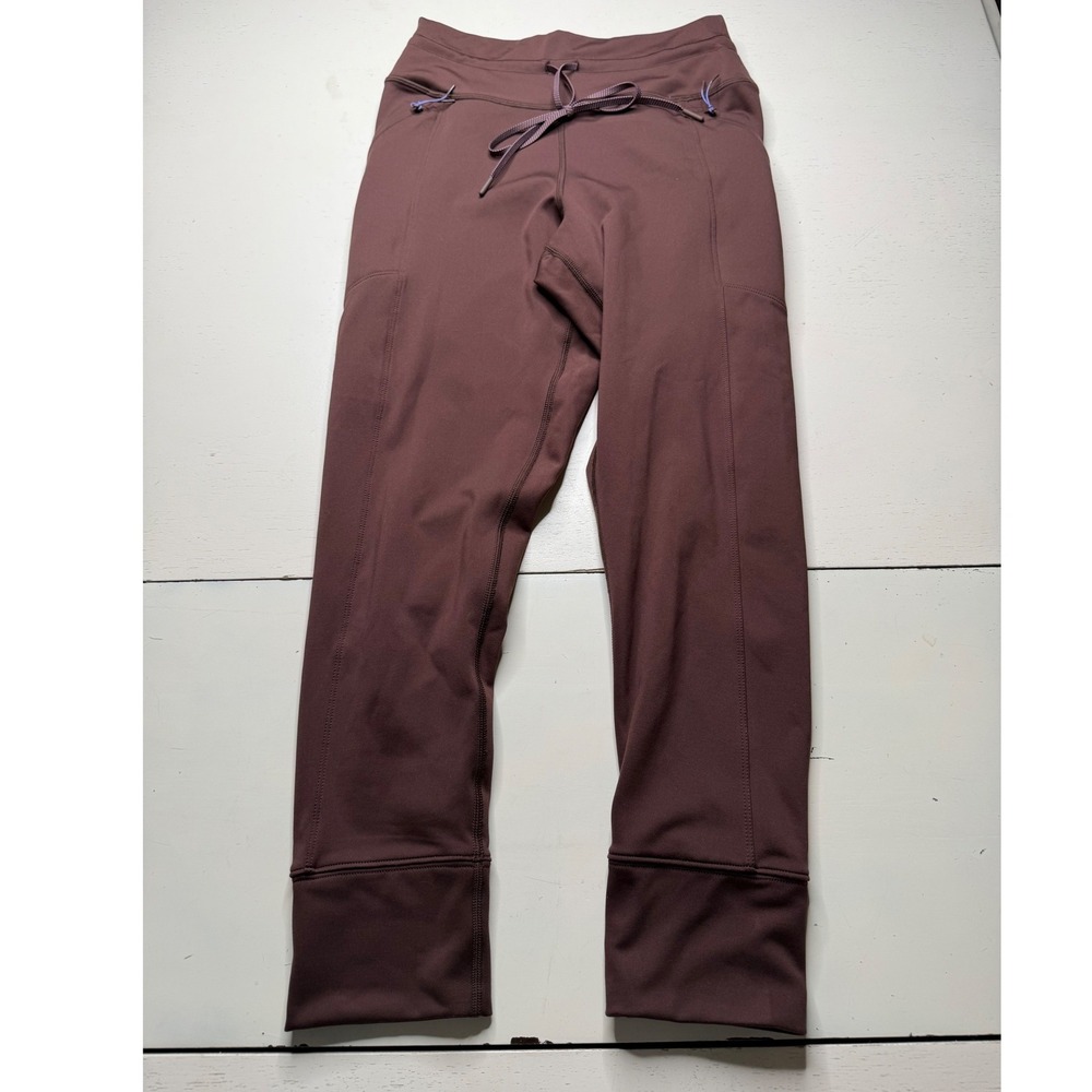 OFFLINE by Aerie Warmup Leggings Burgundy High Rise Women's  Size Large Short - Picture 2 of 7